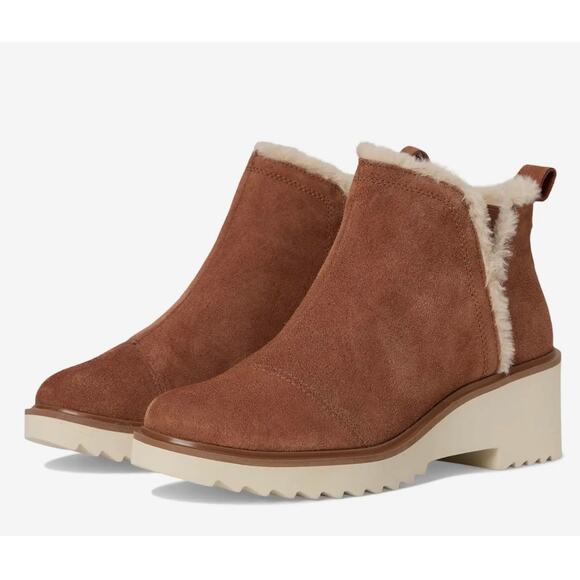 Toms Shoes - Toms Maude lightweight Comfortcore Block Heel Ankle Booties Sz 6.5